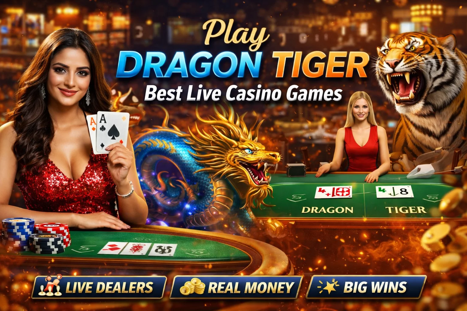 Play Dragon Tiger Best Live Casino Games