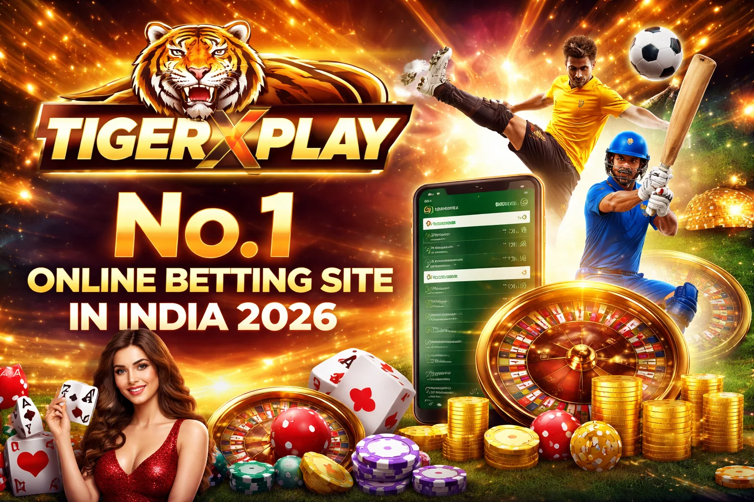No.1 Online Betting Site TigerXplay in India 2026