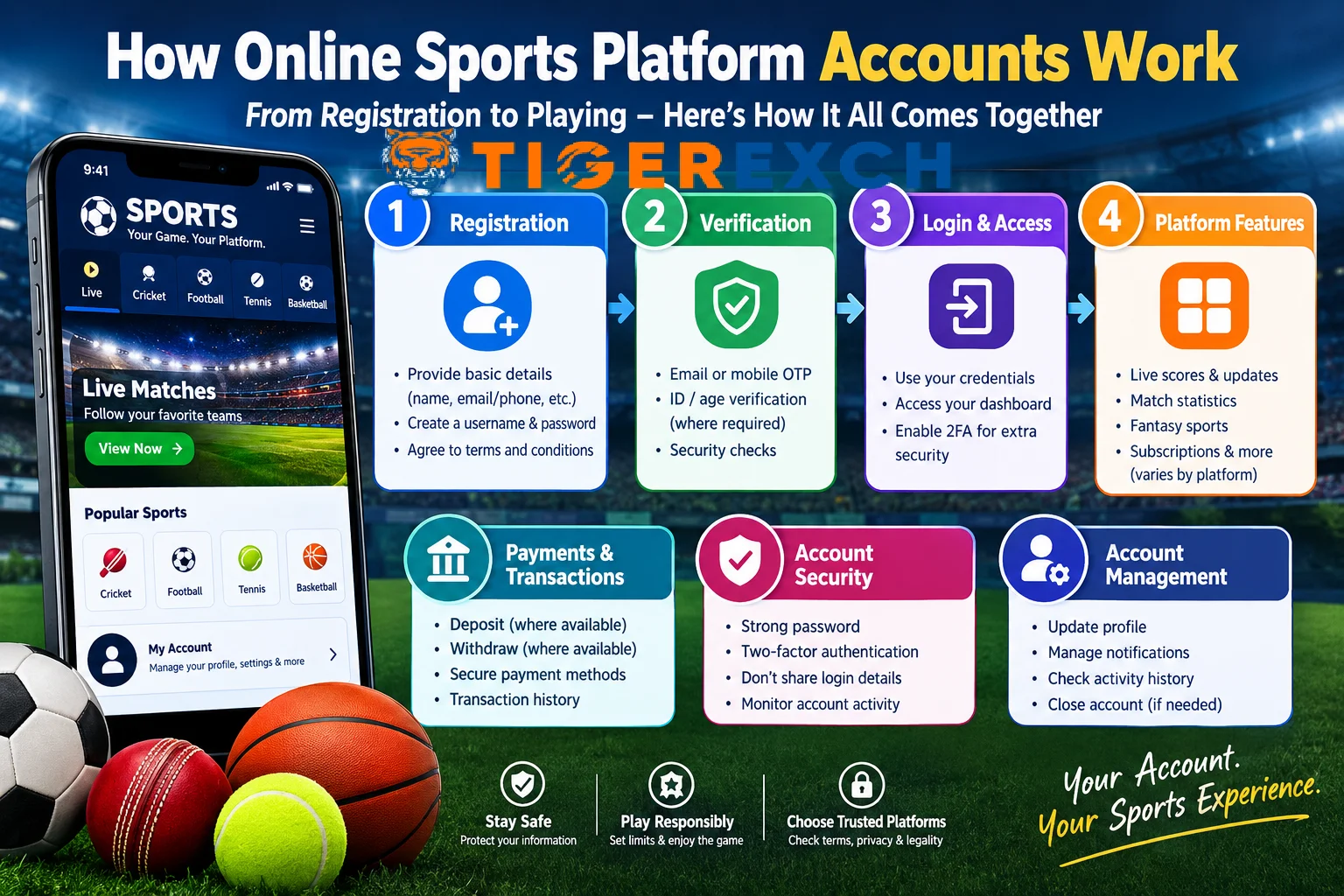 How Online Sports Platform Accounts Work