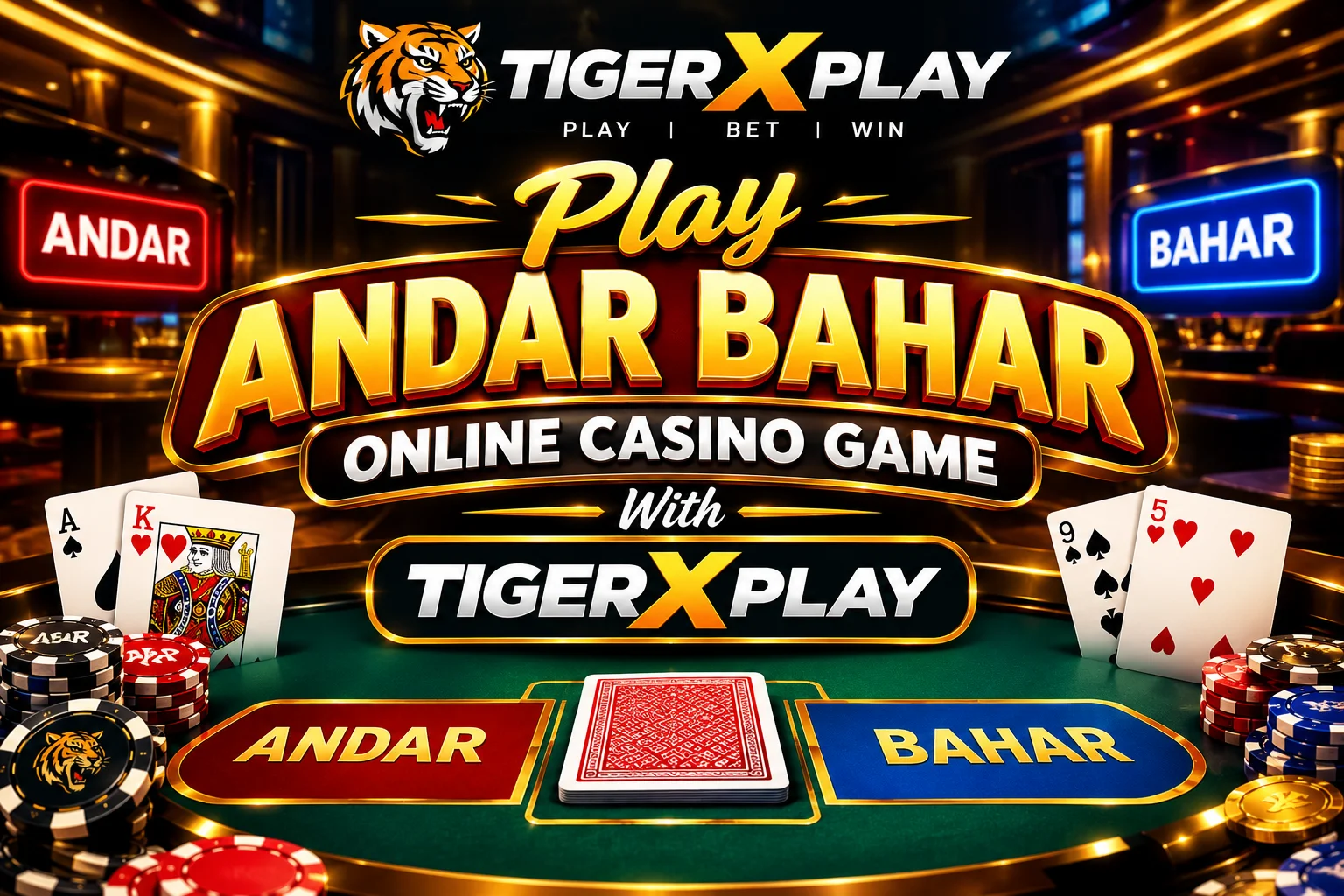 Play Andar Bahar Online Casino Game With TigerXplay