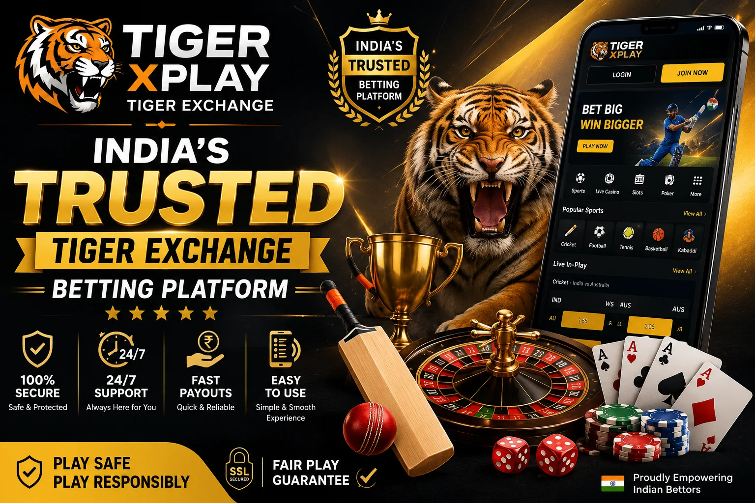 India's Trusted Tiger Exchange Betting Platform